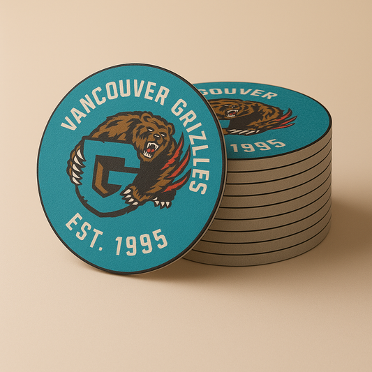 Vancouver Grizzlies Drink Coasters (4 Pack)
