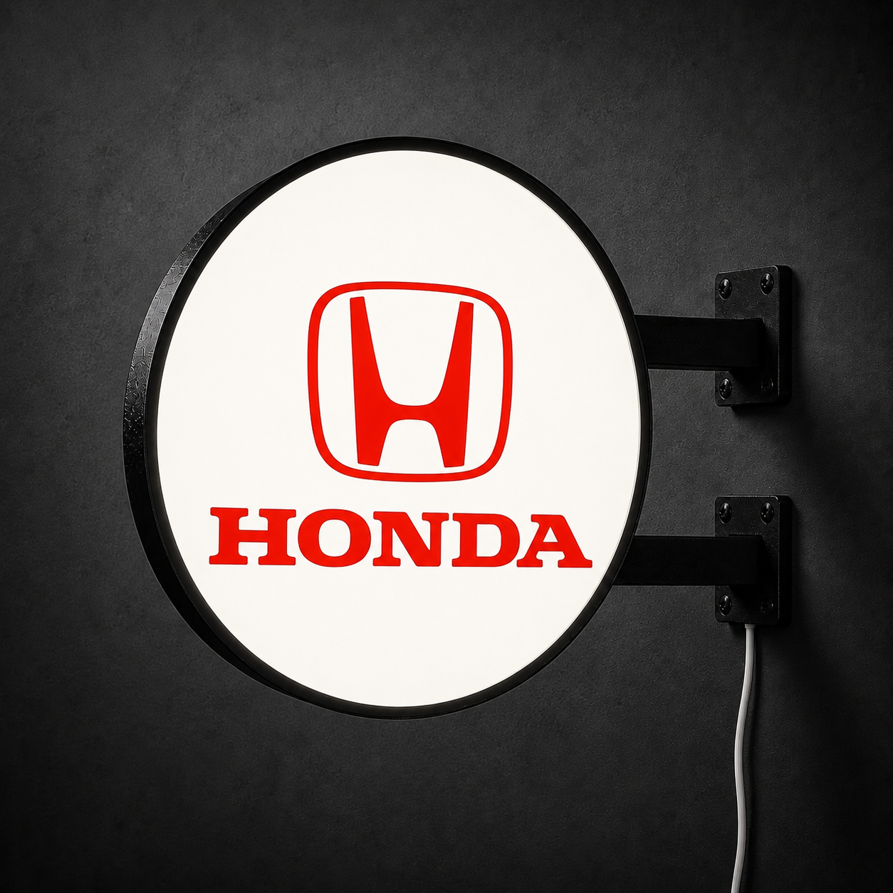 Honda LED sign — right view