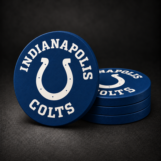 Indianapolis Colts Drink Coasters – four-pack