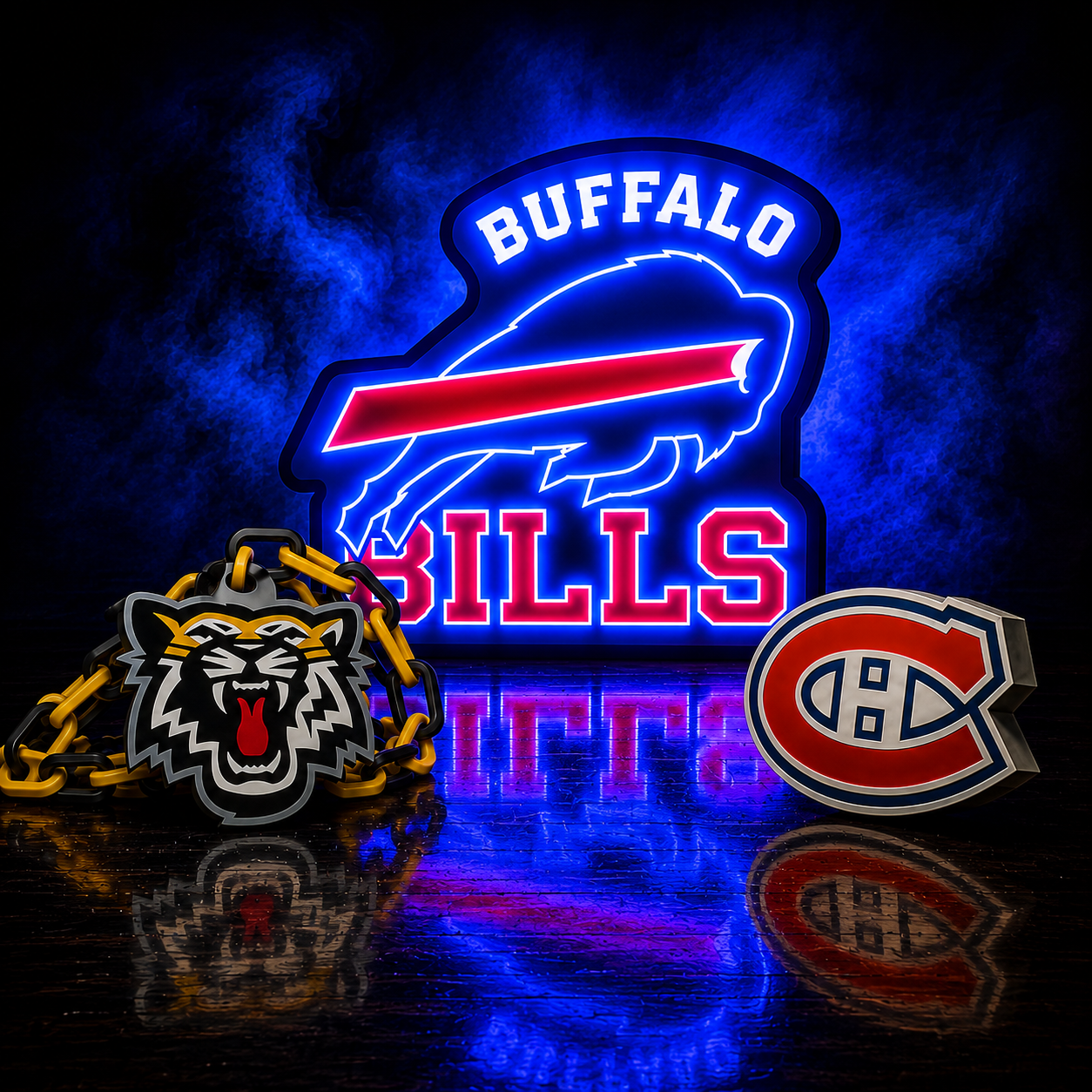Custom LED signs and sports chain plaques mobile hero image