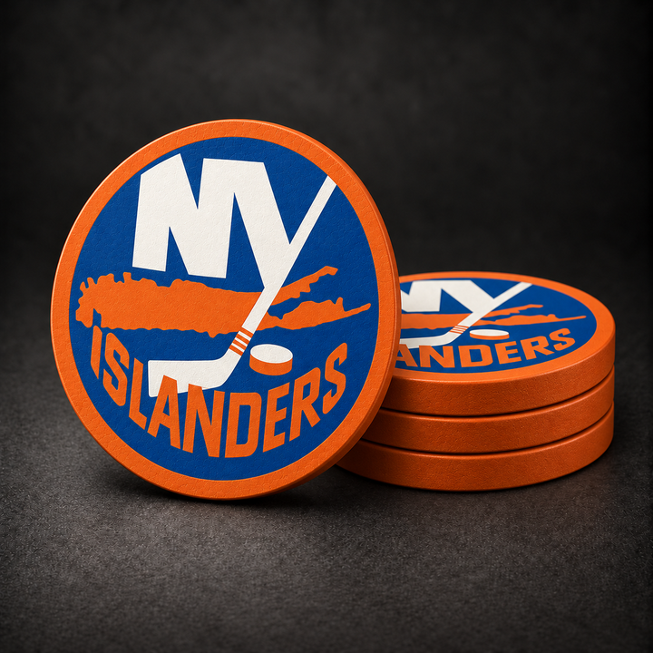 New York Islanders Drink Coasters – four-pack