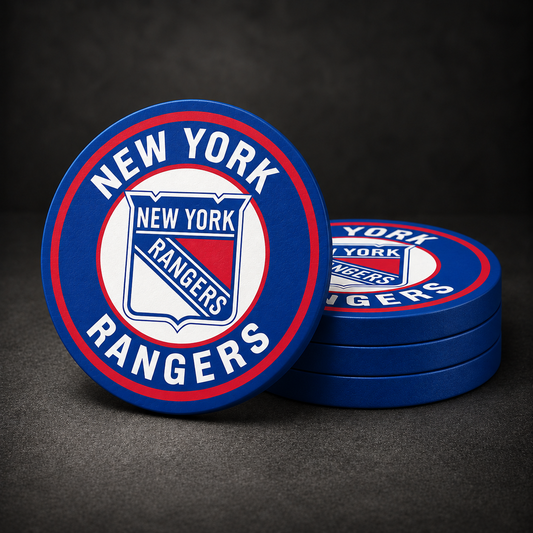New York Rangers Drink Coasters – four-pack