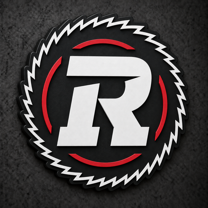 Ottawa Redblacks 3D Plaque with raised layered artwork on a dark charcoal wall