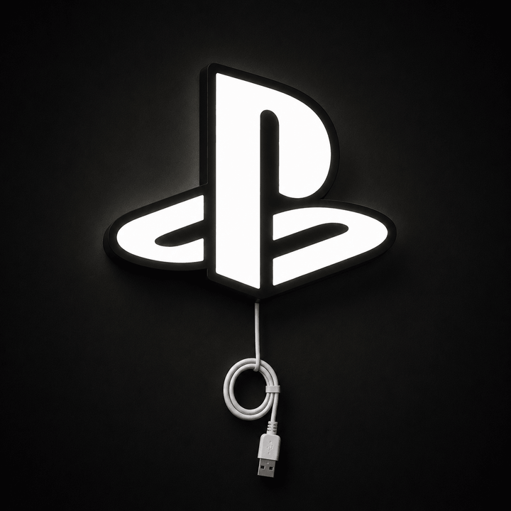 PlayStation Logo LED Light - Sign Guy