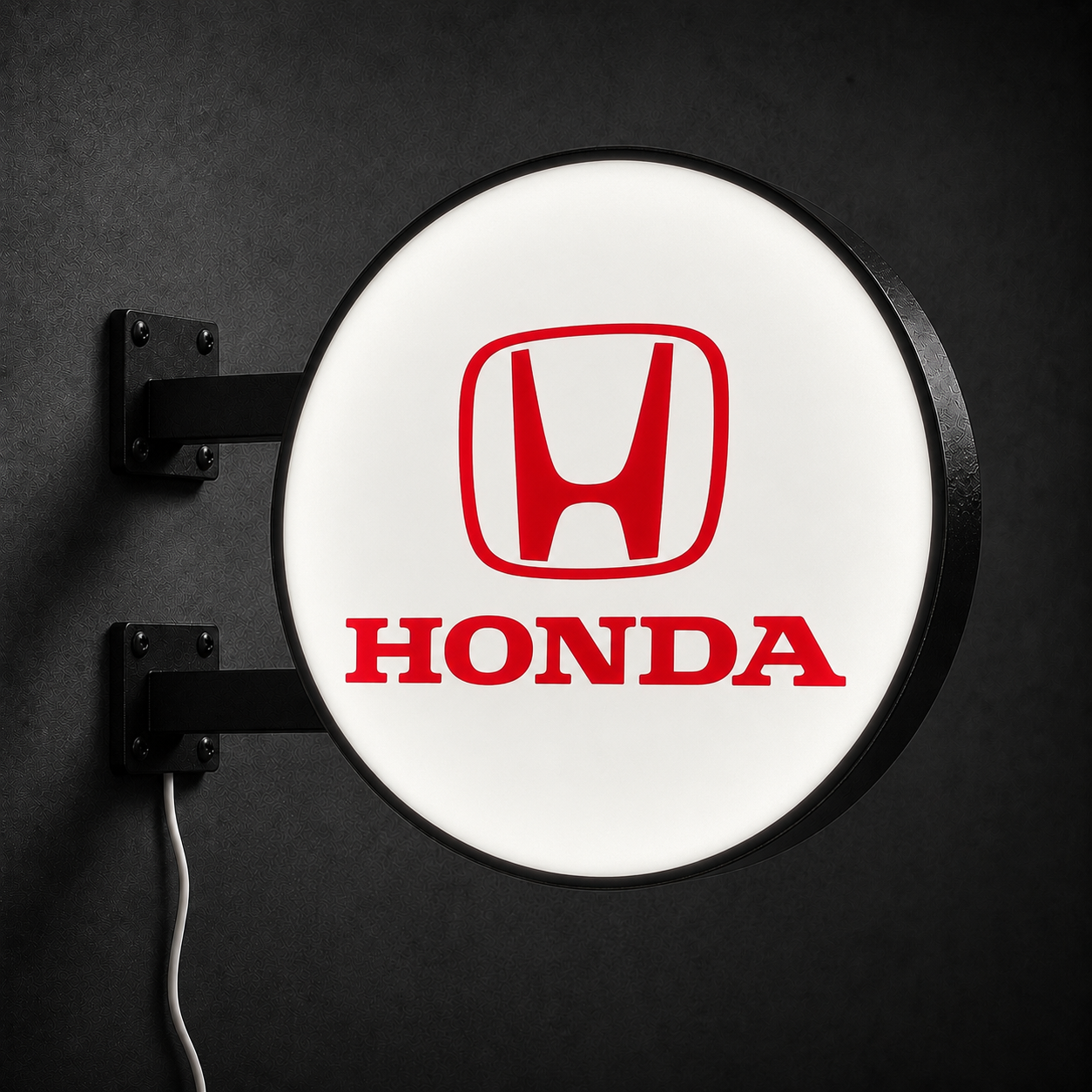 Honda LED sign — left view