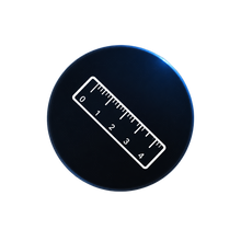 Sizing ruler icon