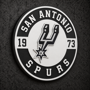 San Antonio Spurs 3D Plaque