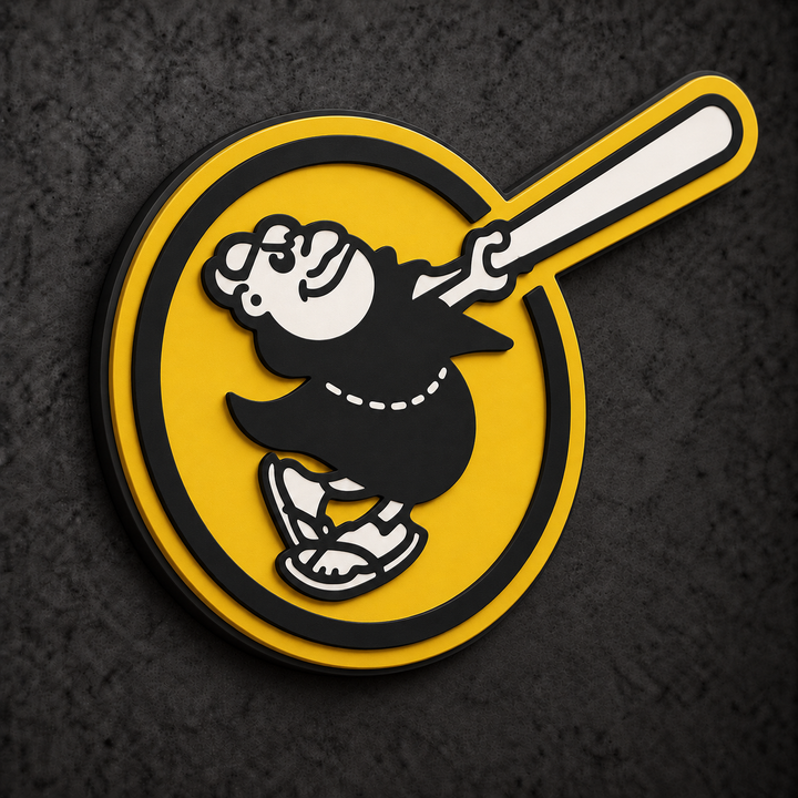 San Diego Padres 3D Plaque with raised layered artwork on a dark charcoal wall