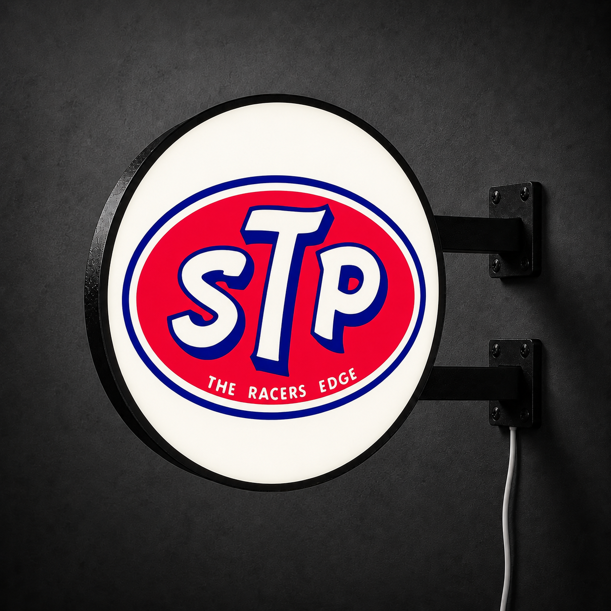 STP LED sign — left view