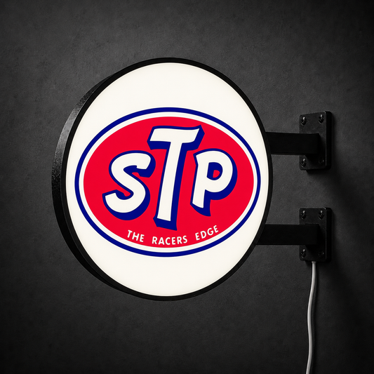 STP LED sign — left view