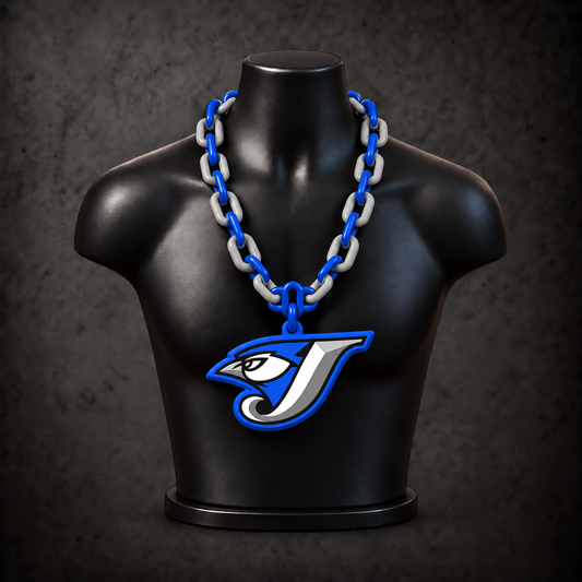 Toronto Blue Jays 2004-2011 Classic Hype Chain on black display bust - Sign Guy