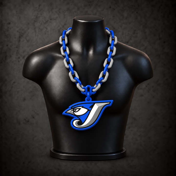 Toronto Blue Jays 2004-2011 Classic Hype Chain on black display bust - Sign Guy