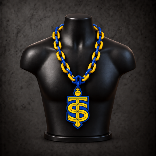 Toronto Sceptres Classic Hype Chain on black display bust - Sign Guy
