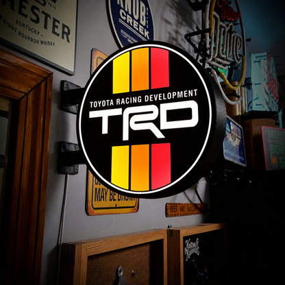 TRD LED sign — left view