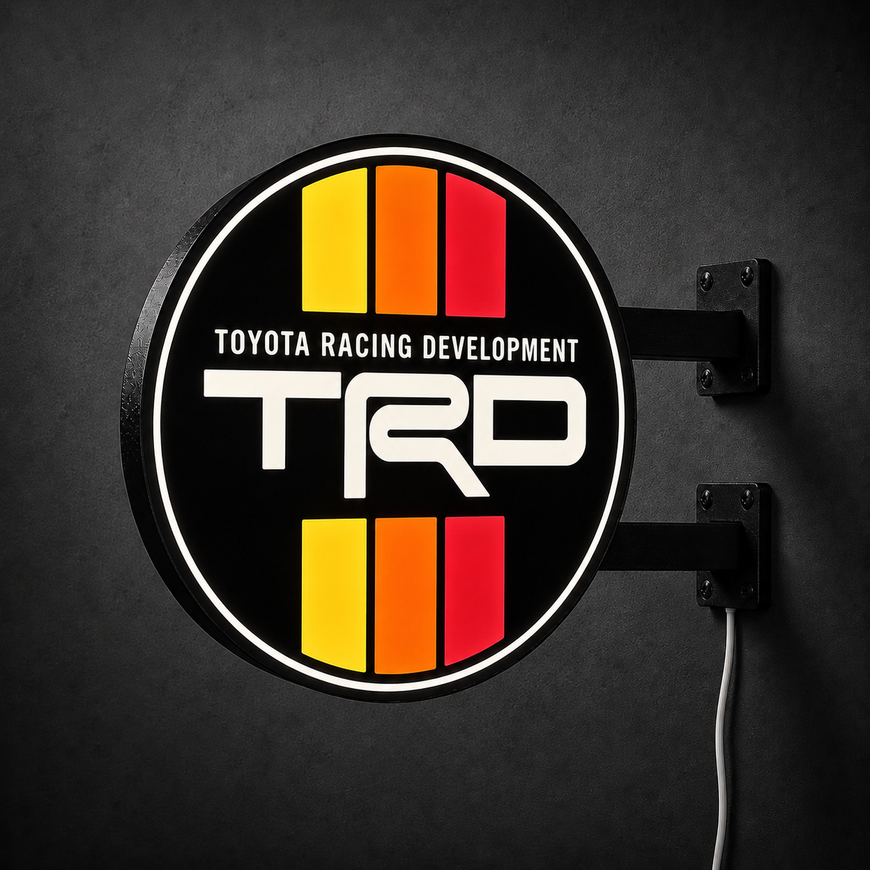 TRD LED sign — right view