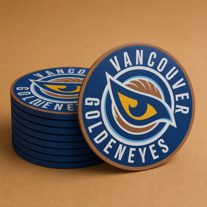 Vancouver Goldeneyes Drink Coasters