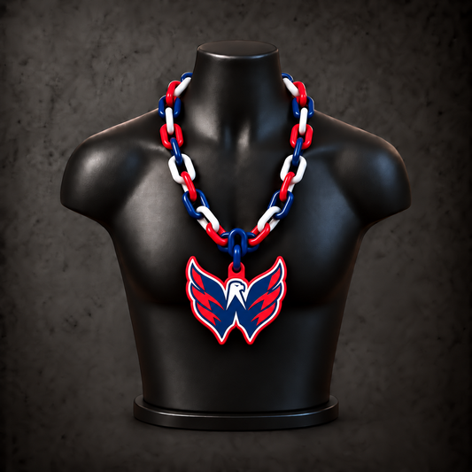 Washington Capitals Classic Hype Chain on black display bust